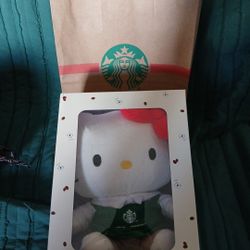 Starbucks Hello Kitty Plush Limited Edition In Box