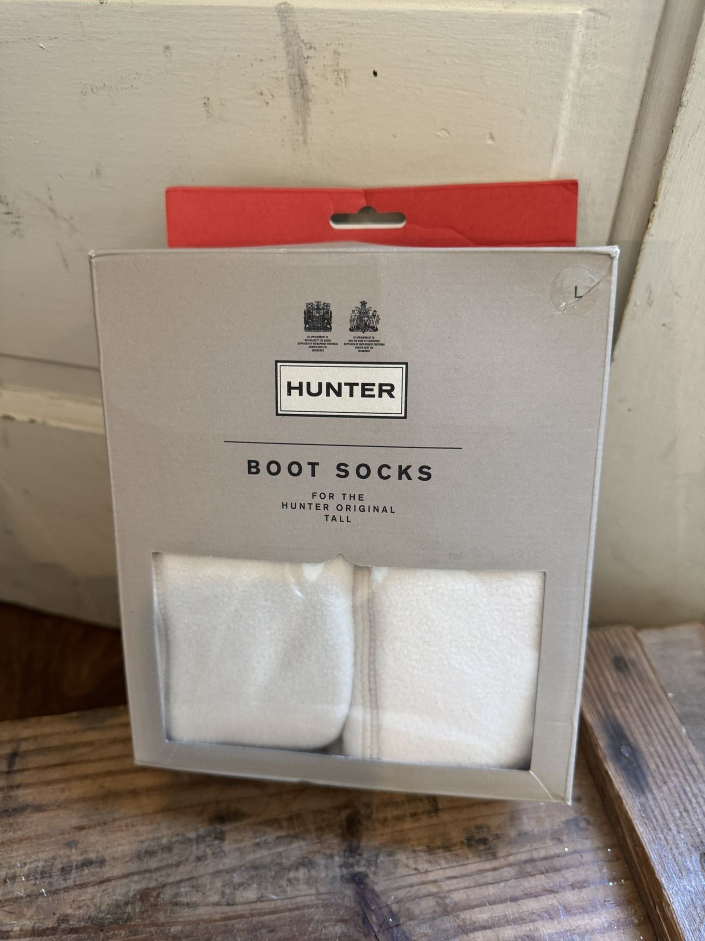 Hunter Boot Tall Fleece Boot Socks Size Large
