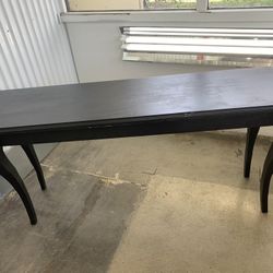 Table/Library table/long black table/entrance table/sofa table