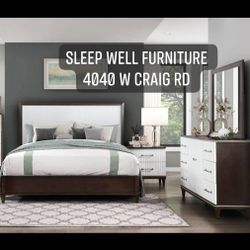 ✨️ 4pc Queen, King Bedroom ✨️ Furniture Sectionals,  Dining Avail 