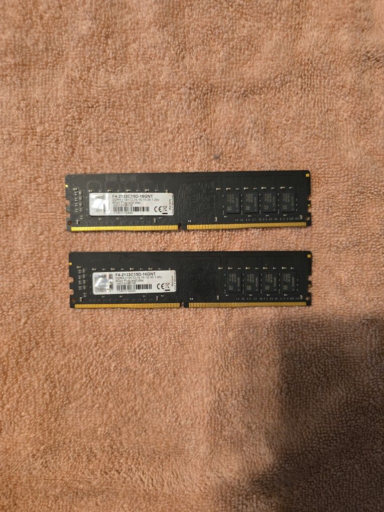 2x8gb DDR4 Ram