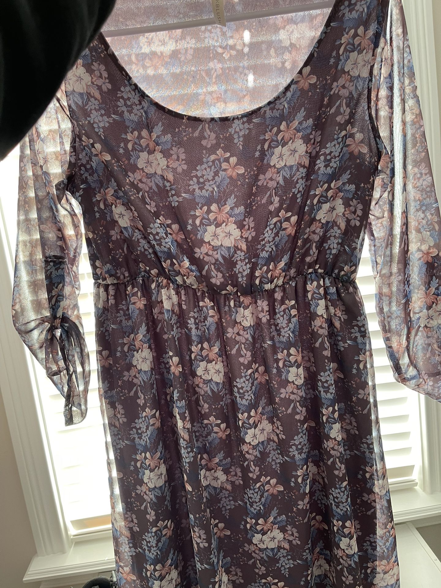 Small Pink Blush Maternity Dress