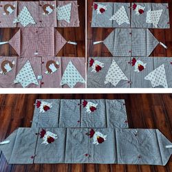 NEW Reversible Table Placemats & Centerpiece 