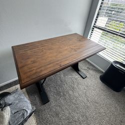Pottery Barn Office Desk / Dining Table 48 Inch (Height Adjustable) 
