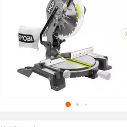RYOBI 14 Amp Corded 10 in. Compound Miter Saw with LED Cutline Indicator