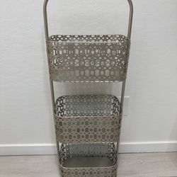 Three-Tiered Aluminum Shelf