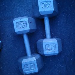 40lbs Dumbells Weights