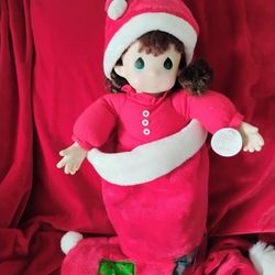 Precious Moment Christmas Girl Limited Edition Half A $25