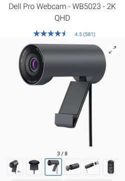 Like New Dell Pro Webcam WB5023. Works Perfectly, No Issues.