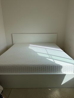 Ikea King-Size Bed (Mattress is not included)