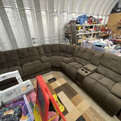 Sectional couch and recliner