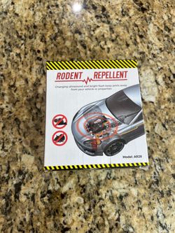 2-Pack Ultrasonic Rodent Repellent with Strobe Light - New