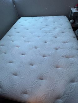 Queen Size sleep number ajustable mattress with base
