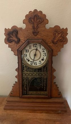 The E. Ingraham Co Bristol C.I. USA clock late 1800-early 1900 era