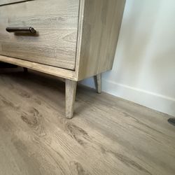 Living Spaces Light Wash Dresser Tall 