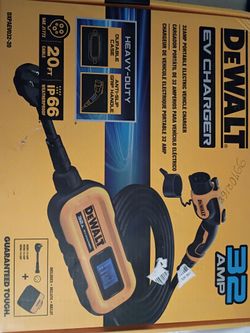 Brand New Sealed DEWALT 32A Portable EV Charger – 20 FT Cable – Heavy Duty