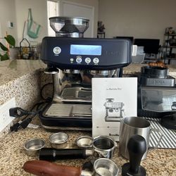Breville Barista Pro Espresso Machine – Like New + Extras | Damson Blue
