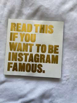 Instagram Famous Book