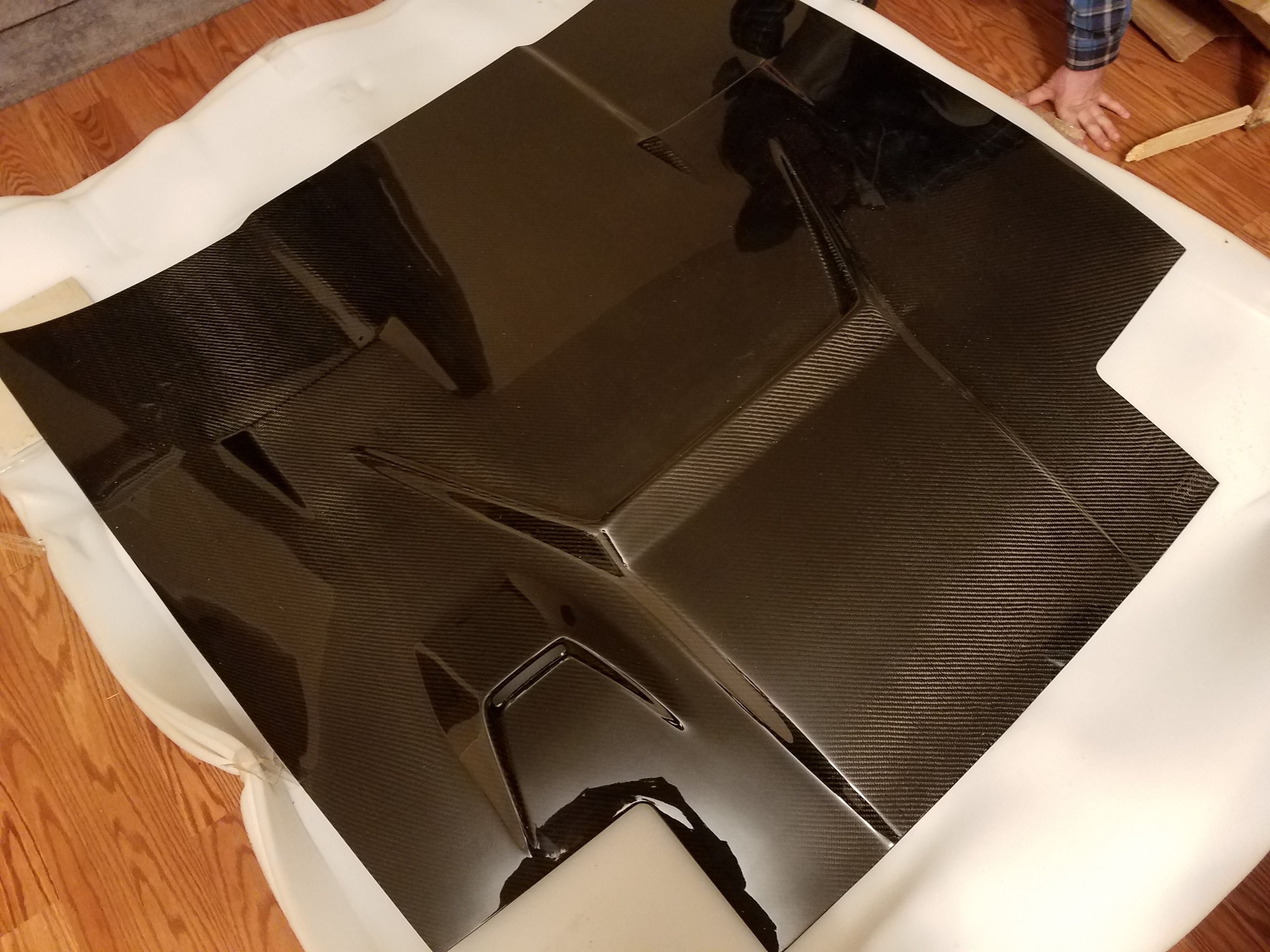 Mk3 supra carbon fiber stout hood rare! Test fitted but never used or mounted