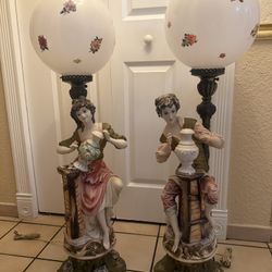 Lamps Capodimonte 