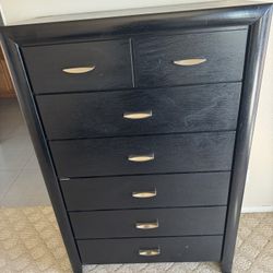 Dresser/Chest - 7 Drawer - Espresso Brown