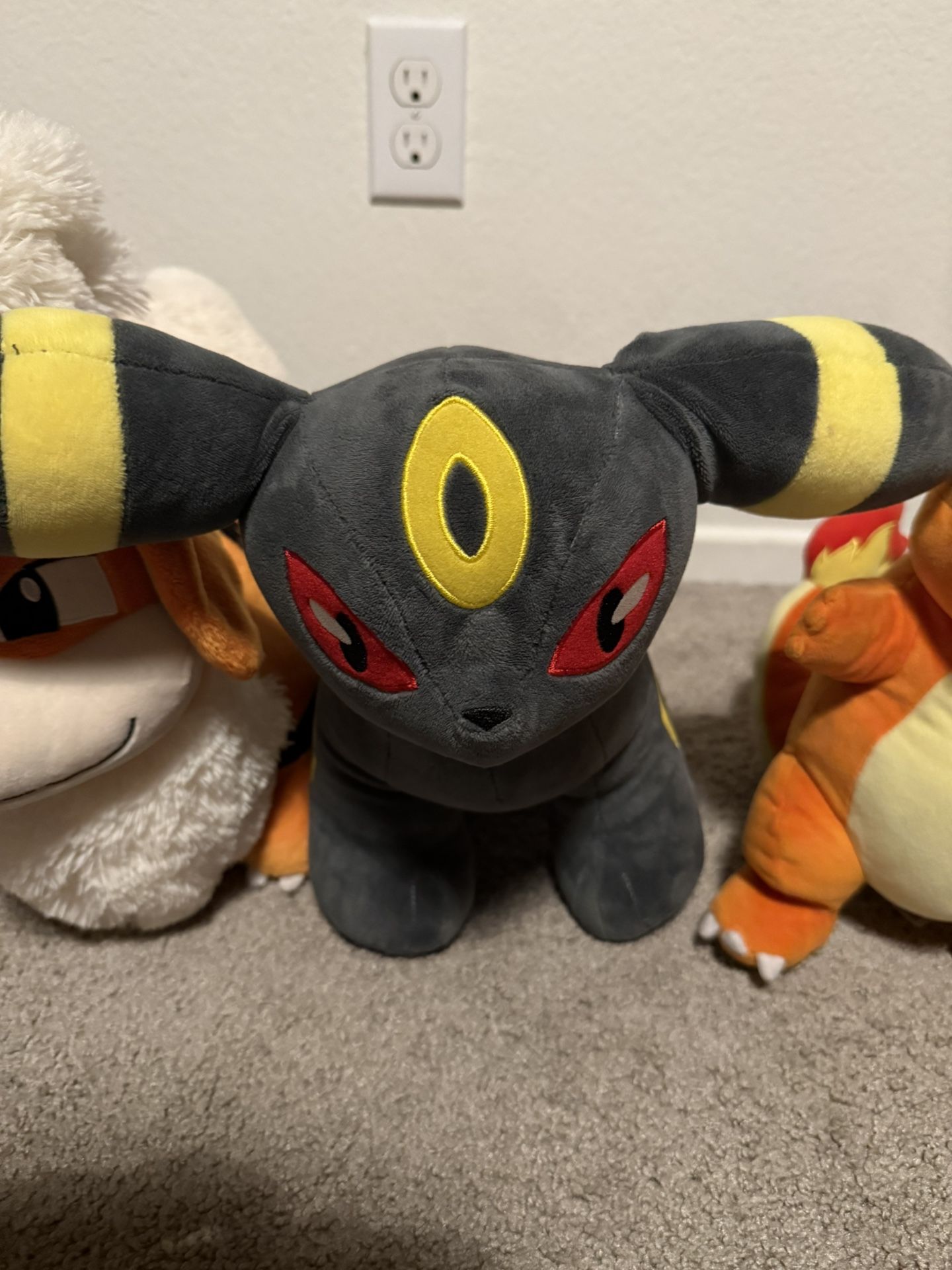 Umbreon And Other Pokemon Plushies