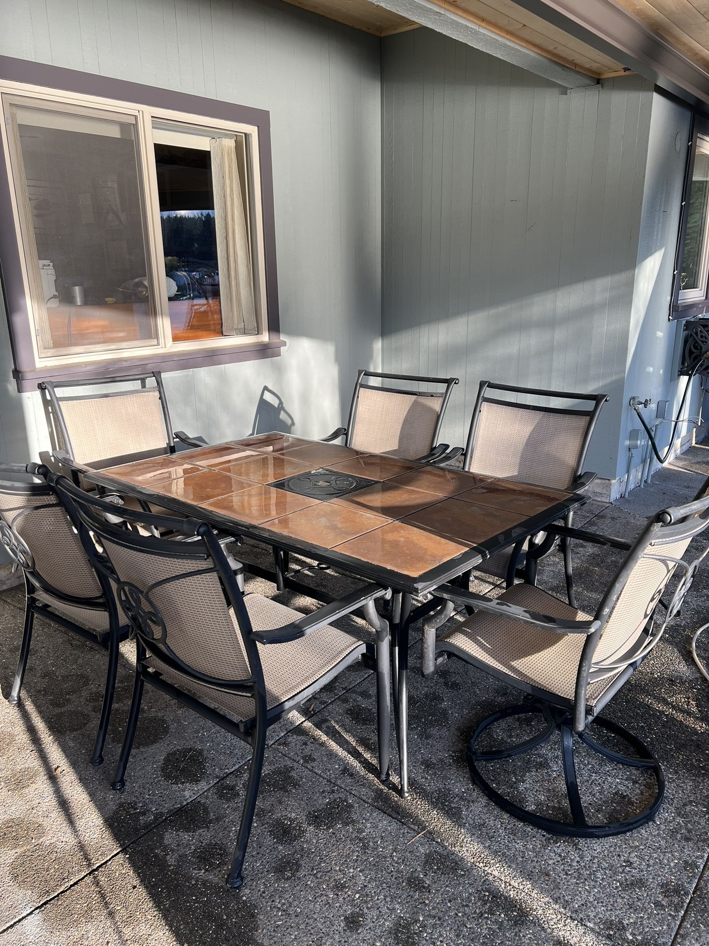 Patio Table With 6 Chairs