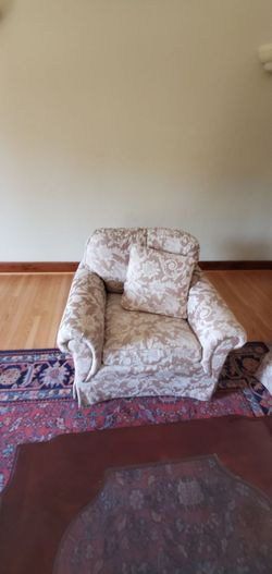 Sofa and arm chair