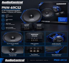 AudioControl PNW-525 5.25" Coaxial Car Speakers (Pair), New
