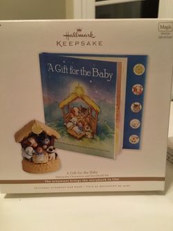 Hallmark baby's first Christmas book & ordament
