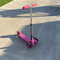 Girls 3 Wheel Scooter