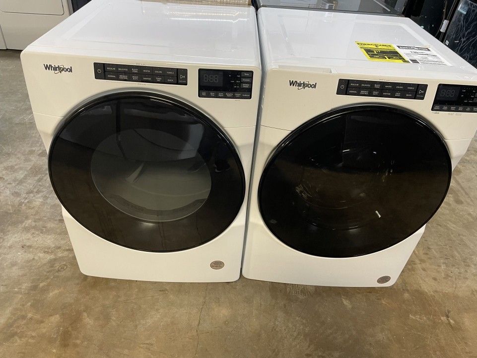 washer and dryer