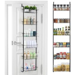 6-Tier Over the Door Pantry Organizer Rack