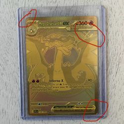 Mega Charizard ex gold phantasmal flame