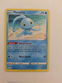 Manaphy Pokemon Card Shining Fates 024