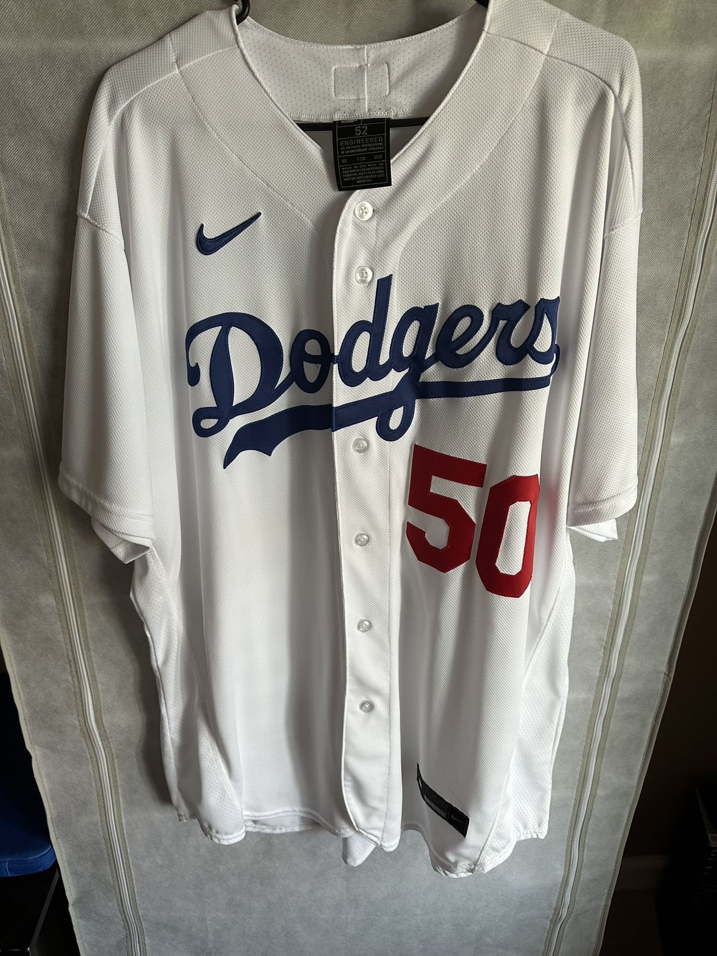 Nike Los Angeles Dodgers “Mookie Betts”Authentic Player Worn Material Jersey  Mens Size2XL SzXXL Used Worn 1x for Sale in Hanford, CA - OfferUp