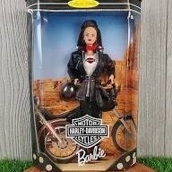 Harley Davidson Motorcycles Barbie Doll 1998 Collector Edition Gold label  22256 Vtg