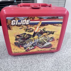 G.I. Joe Plastic Lunchbox W/thermos