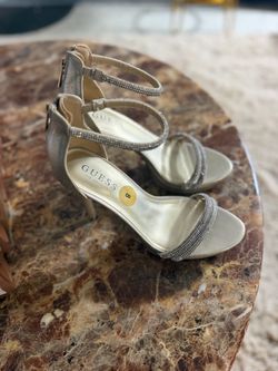Guess Los Angeles Rhinestone Heeled Sandals Size 8