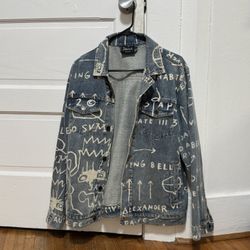 Basquiat Denim Jacket (Diamond Supply Co, Broad Museum) Size M