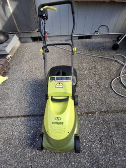 Sunjoe Plug in Lawnmower