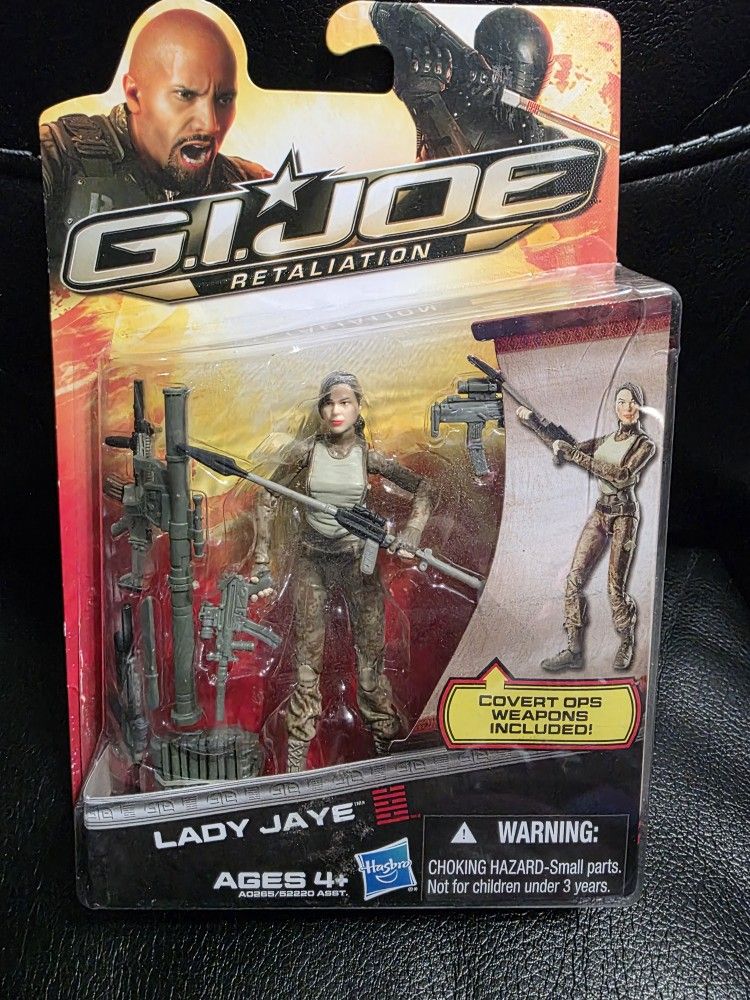 G.I. Joe Retaliation - Lady Jaye 3.75” Figure - Hasbro MOC