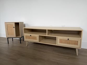 TV stand and side table