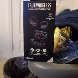 True Wireless Earbuds With Charging Case