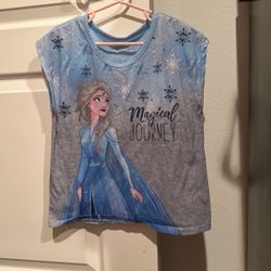 Disney frozen Elsa shirt size 8 