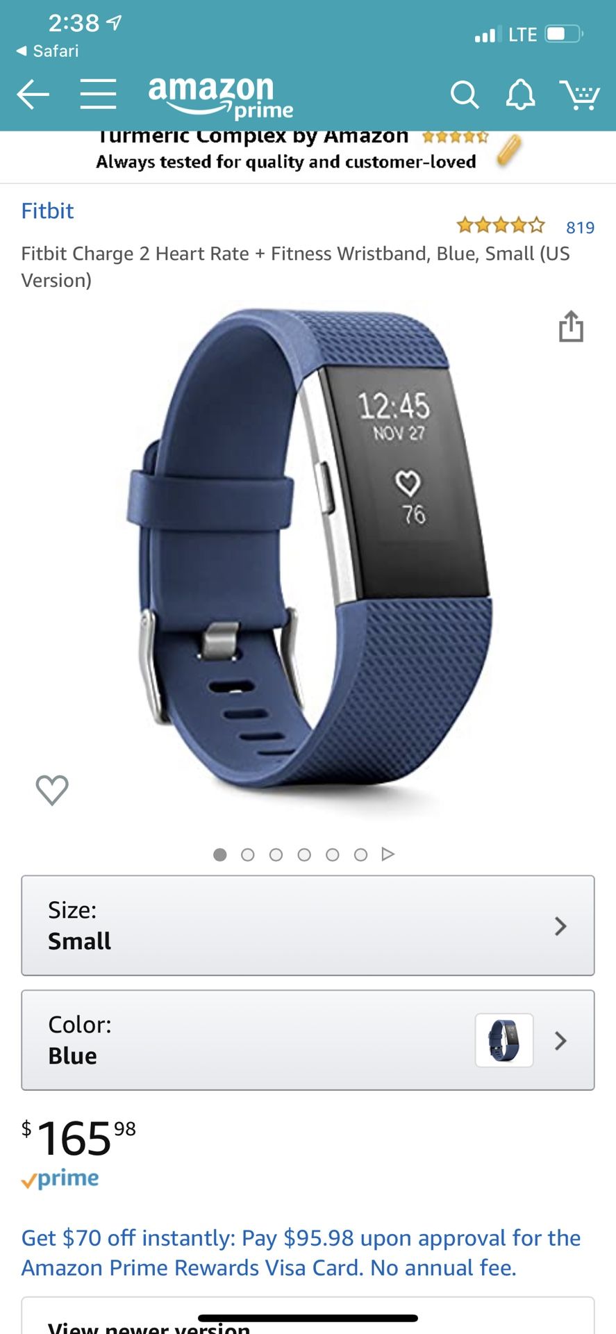 Fitbit charge 2