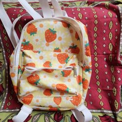 Mini Strawberry Backpack