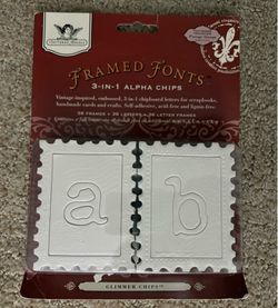 Scrapbook - 3in1 Alpha Chips
