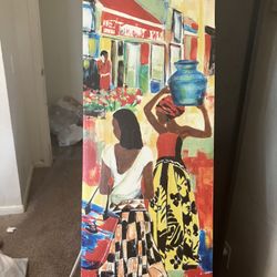 African Picture Size 12x36