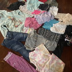 Girls Lot Sizes 10-12 And 13-14